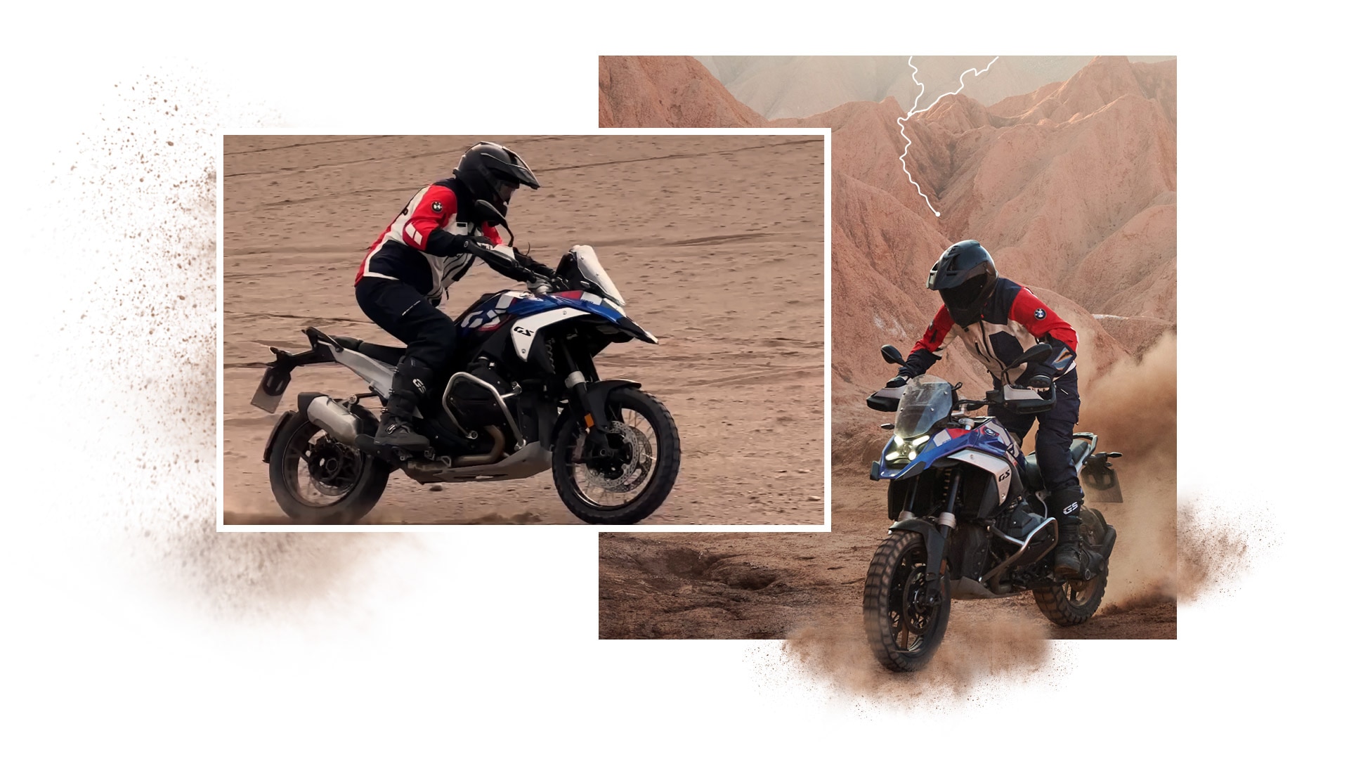 Die R 1300 GS während der Fahrt