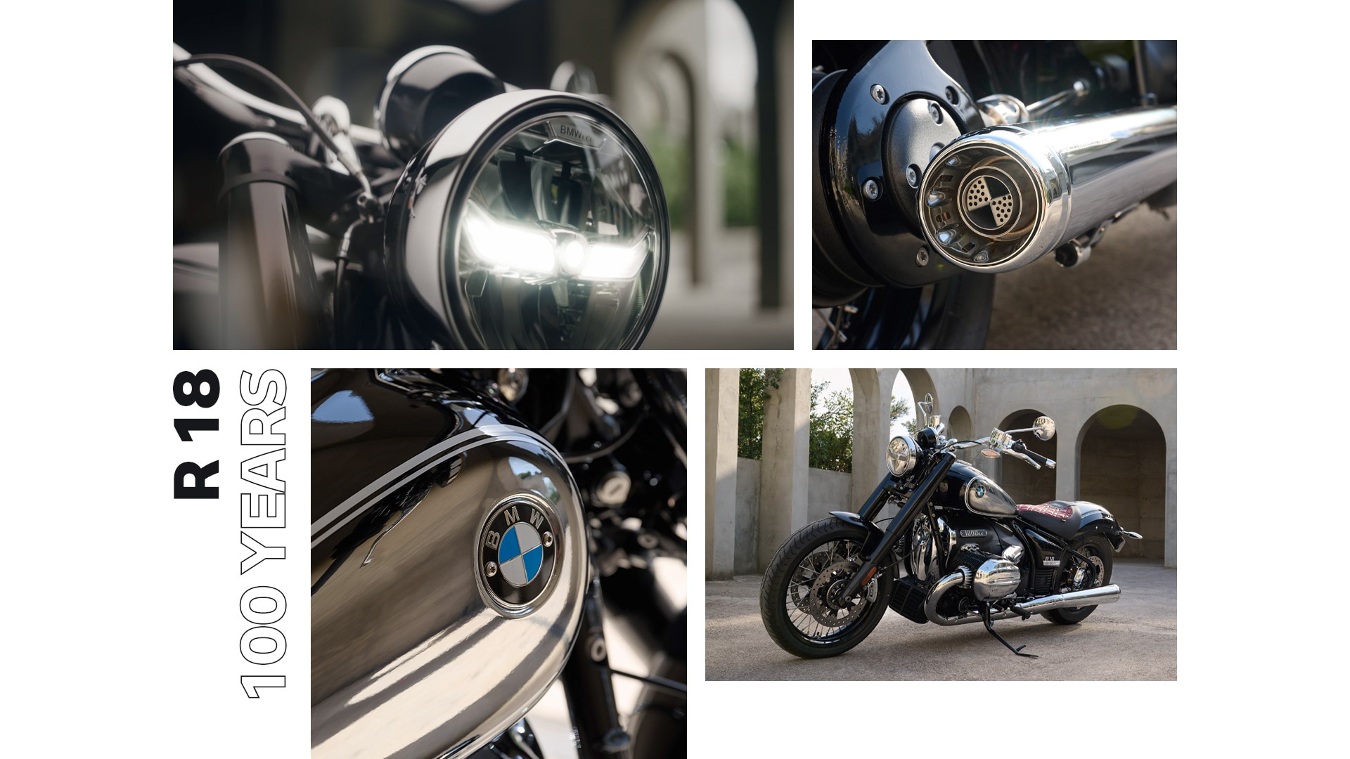 Das limitierte Editionsmodell BMW R 18 100 Years zum 100-jährigen Jubiläum von BMW Motorrad