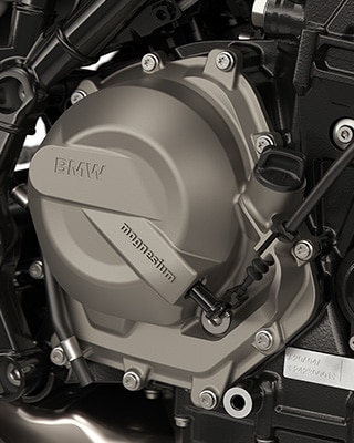 Der neu entwickelte Zweizylinder Motor der F 450 GS von BMW Motorrad