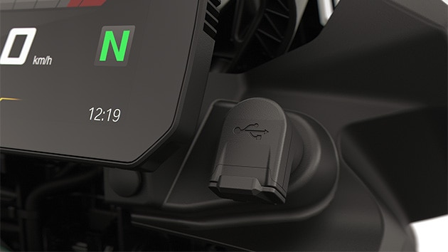 Der USB-Port der F 800 GS