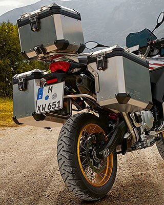Gepäcksystem auf der neuen BMW F 850 GS Adventure