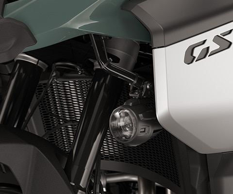 Der Zusatzscheinwerfer der F 900 GS Adventure von BMW Motorrad