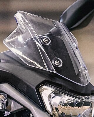 G 310 GS Schützendes Windschild