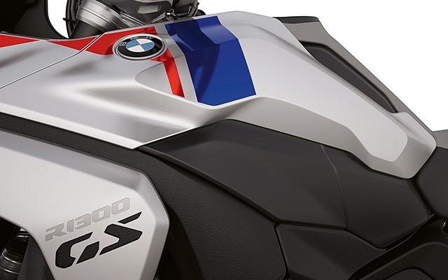 Der Schriftzug „GS Trophy“ der R 1300 GS Trophy von BMW Motorrad