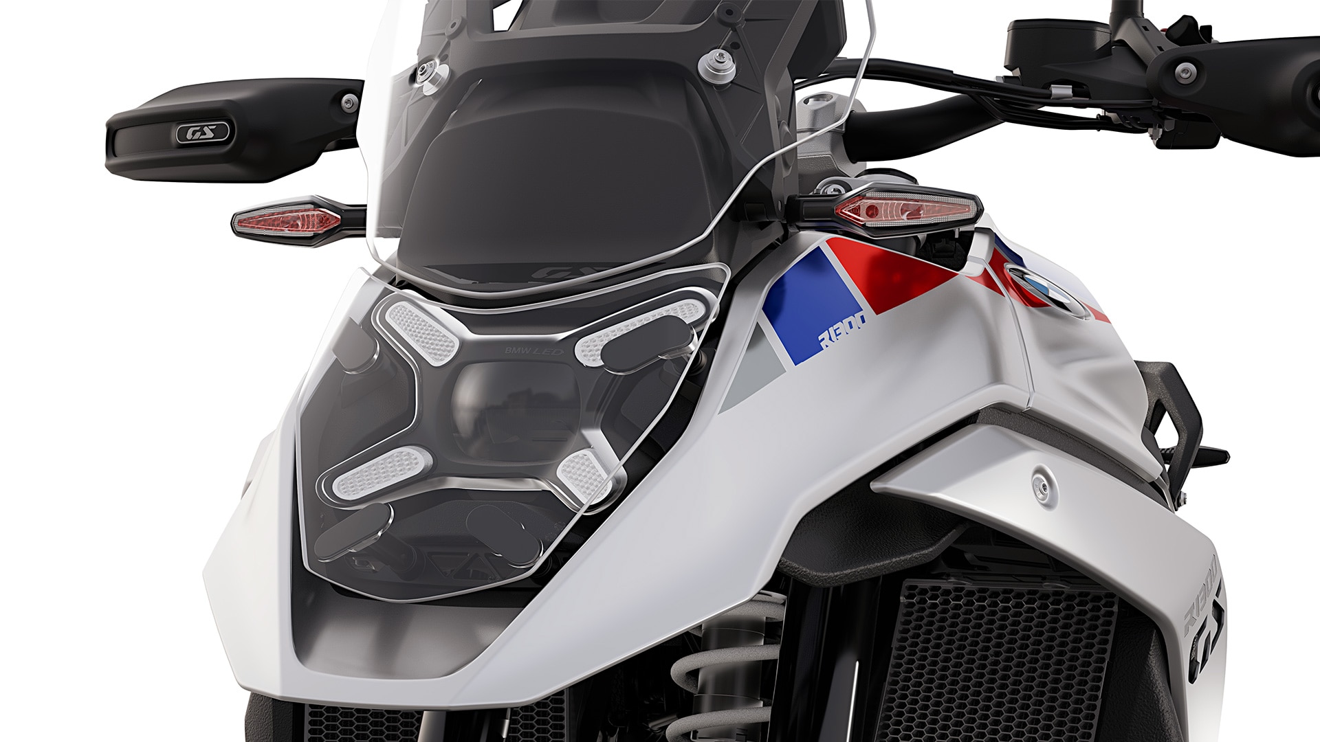Die Front der R 1300 GS Trophy von BMW Motorrad