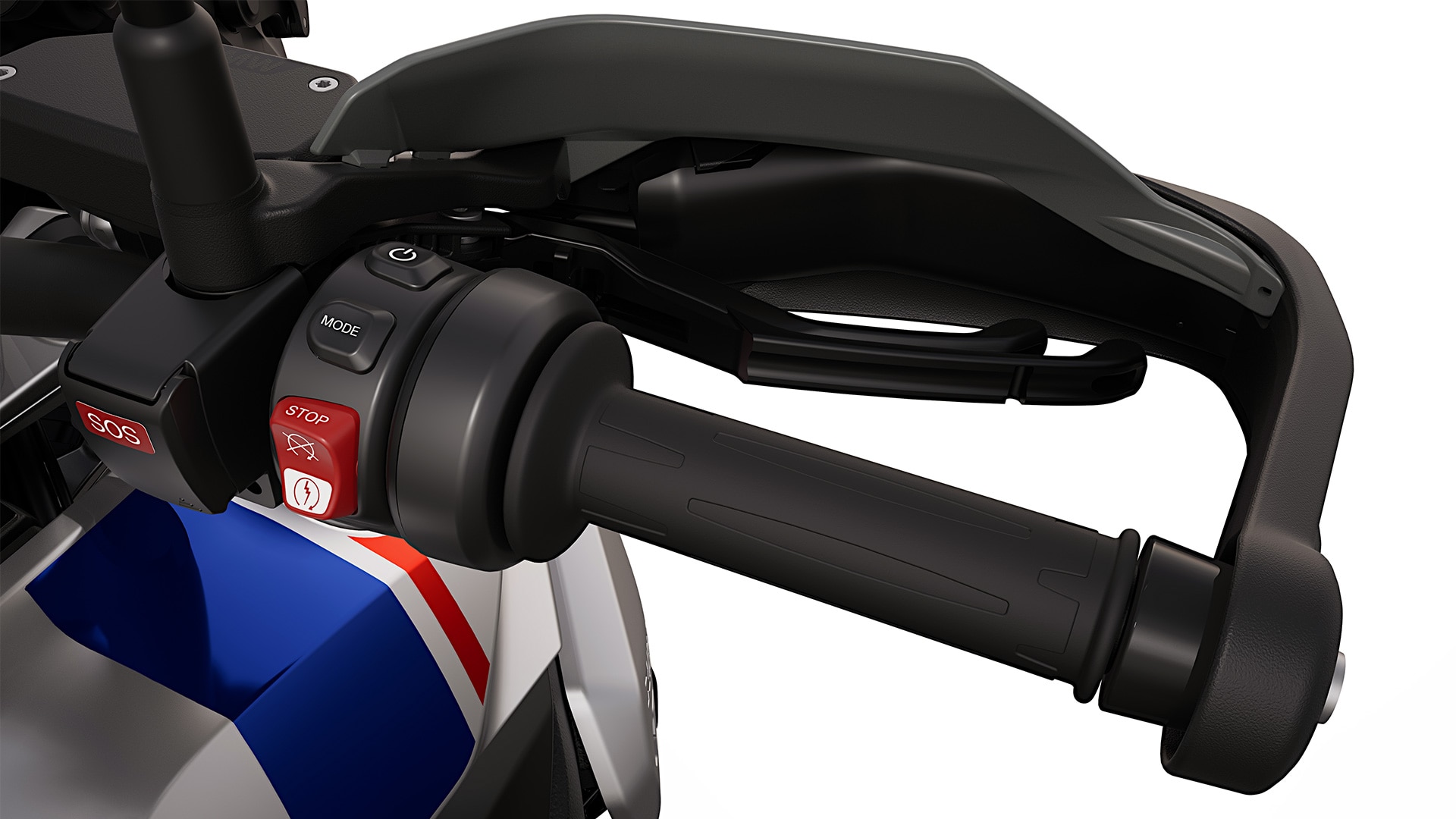 Der Handbremshebel der R 1300 GS Trophy von BMW Motorrad