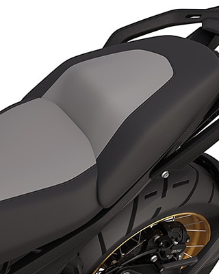 Die BMW R 1300 GS Option 719 Biscaya mit Soziusplatz