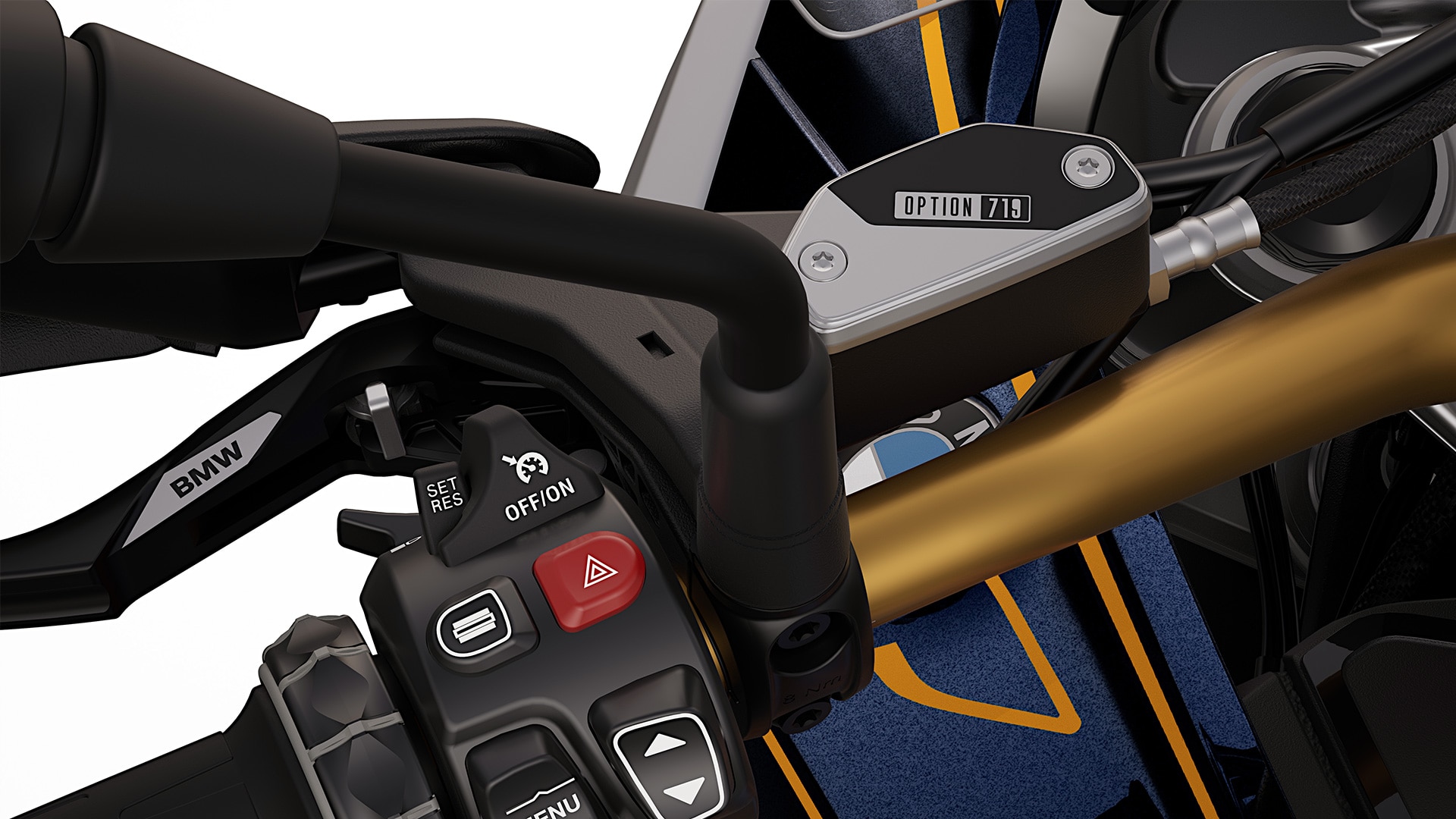 Die Option 719 Frästeile der BMW R 1300 GS Biscaya