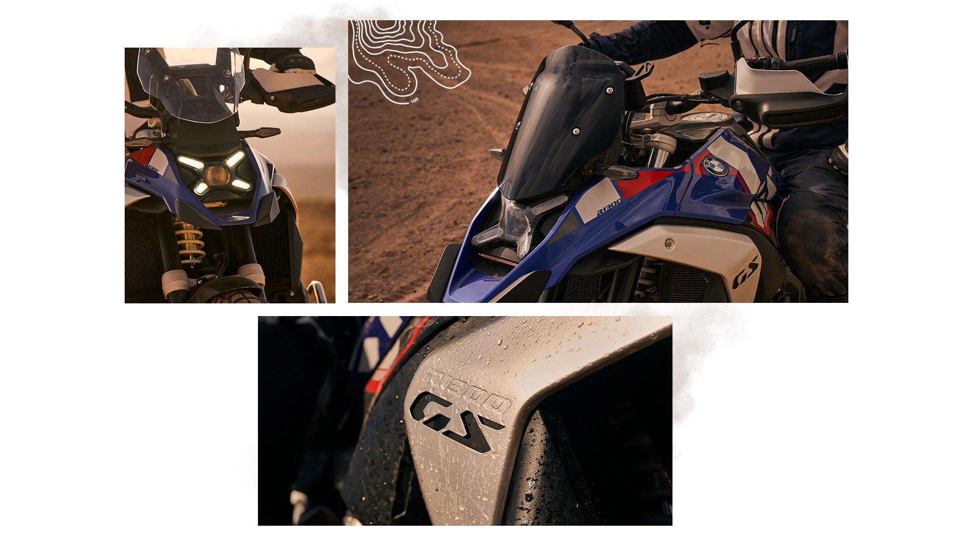 Das sportliche Design der R 1300 GS Trophy von BMW Motorrad