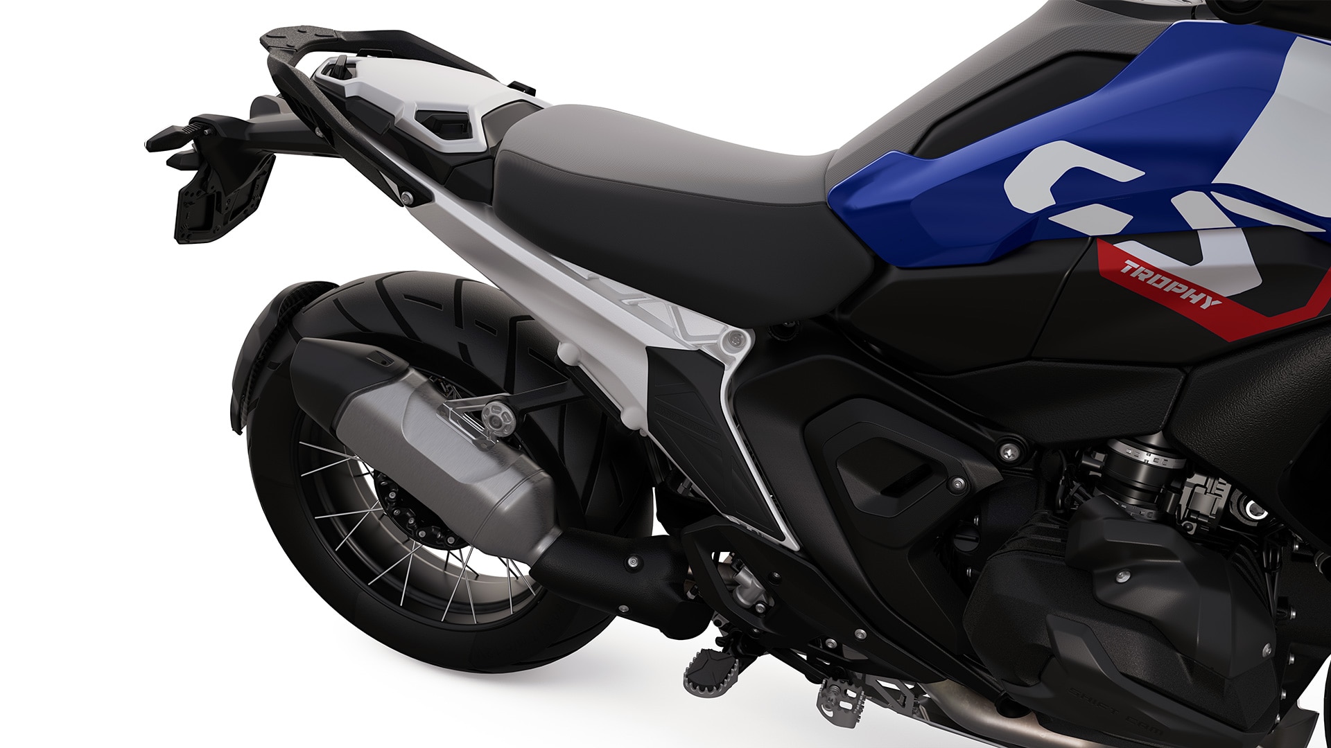 Das Soloheck der R 1300 GS Trophy von BMW Motorrad