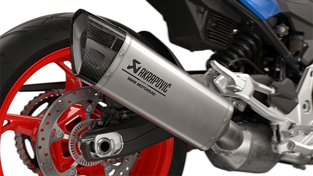 Sportschalldämpfer der F 900 R von BMW Motorrad