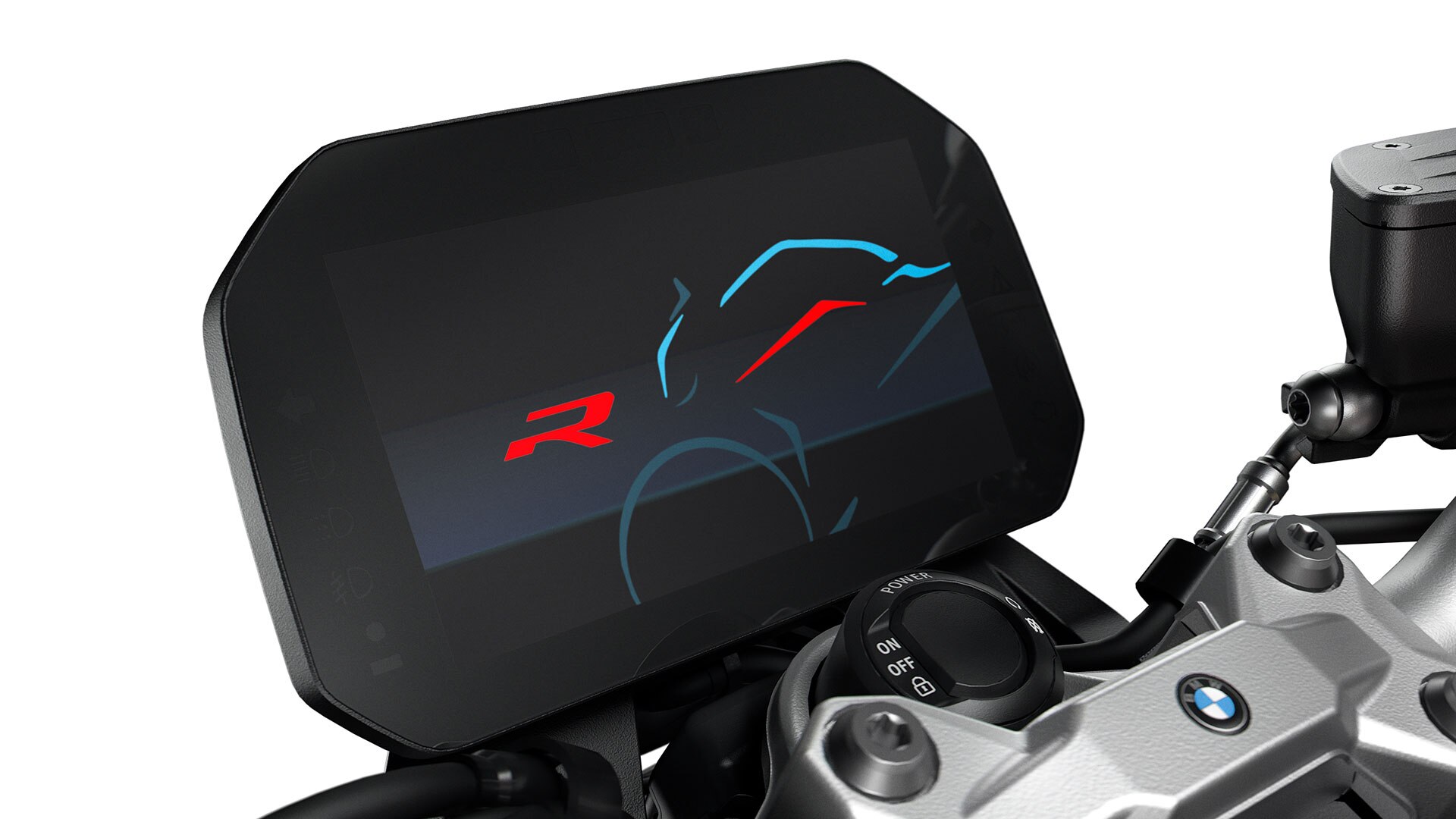 Wir sehen das große 6,5“ TFT Display der F 900 R.