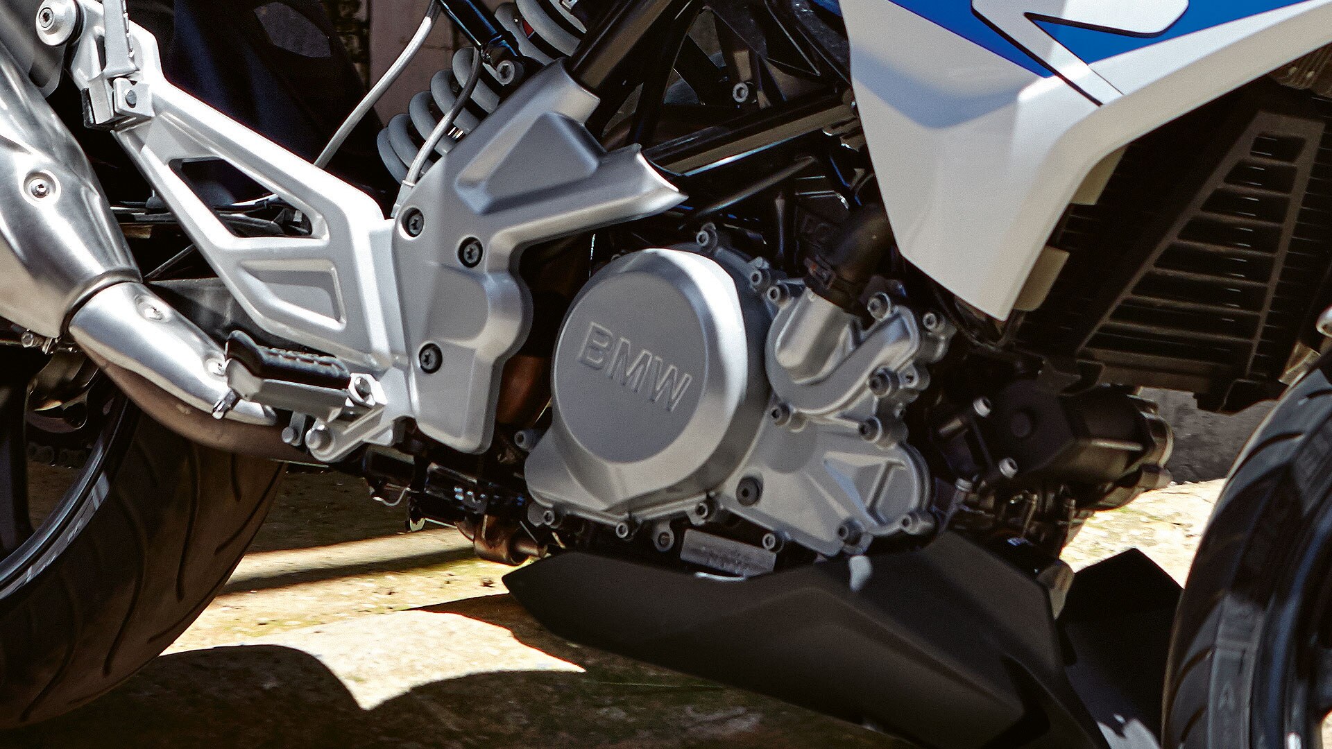 Innovativer Einzylinder-Motor.