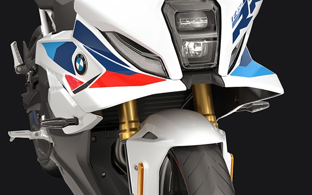 Die Winglets der F 450 RR von BMW Motorrad