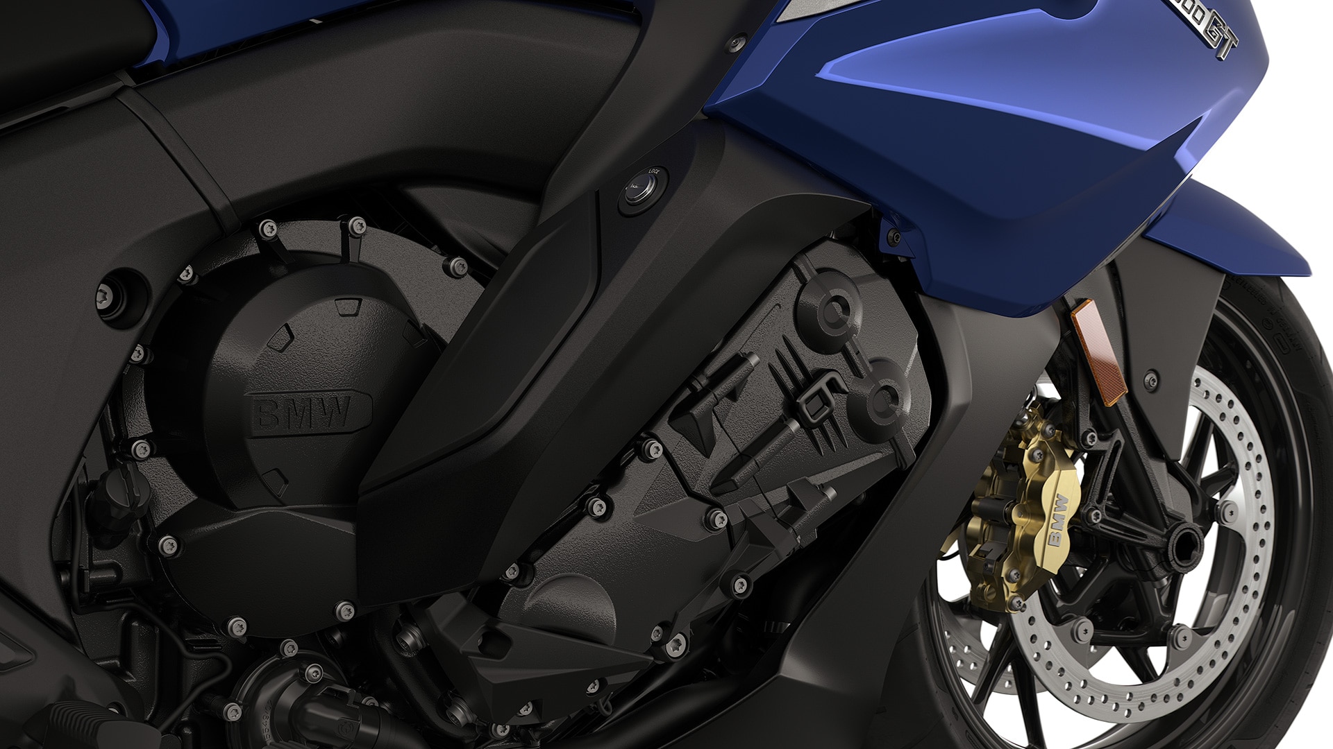 Fokus auf den Sechszylindermotor.