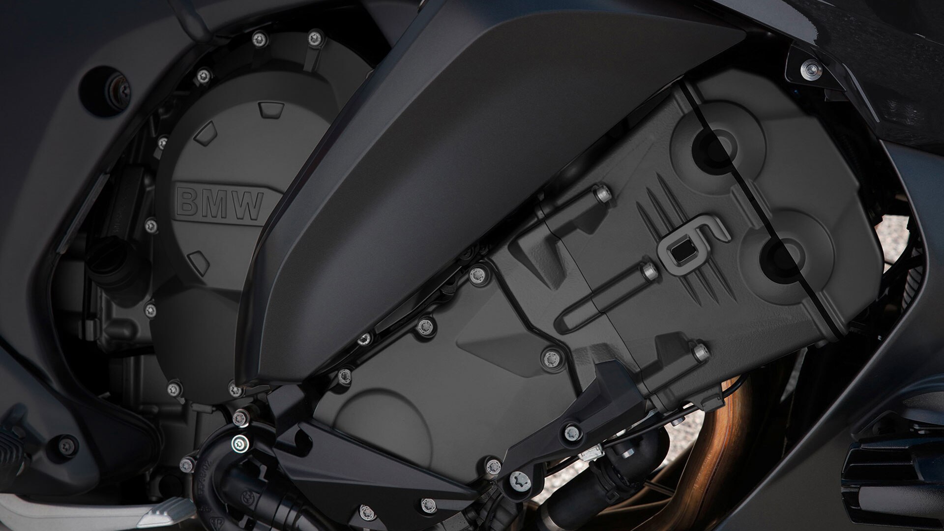 K 1600 GT Mehrfarbige Sechszylinder-Reihenmotor
