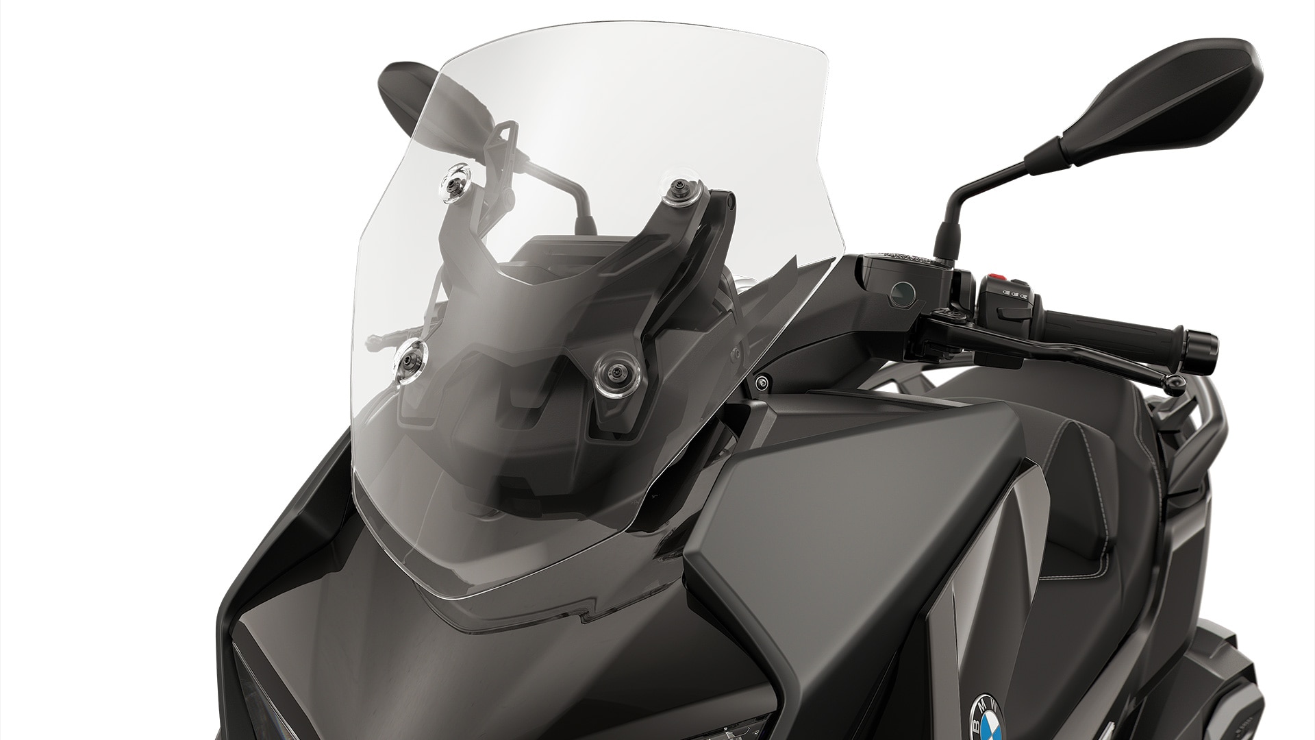 Der BMW C 400 GT mit verstellbarem Windschild